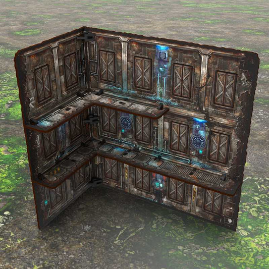 Ruina plegable prepintada tres pisos WTC - Sci-fi