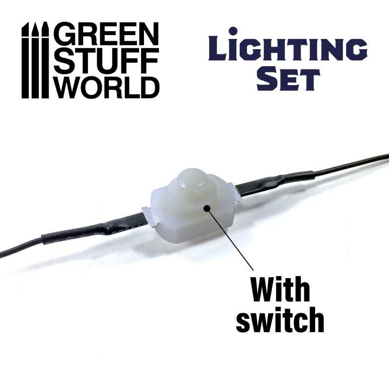 Set Iluminación de LEDs con Interruptor
