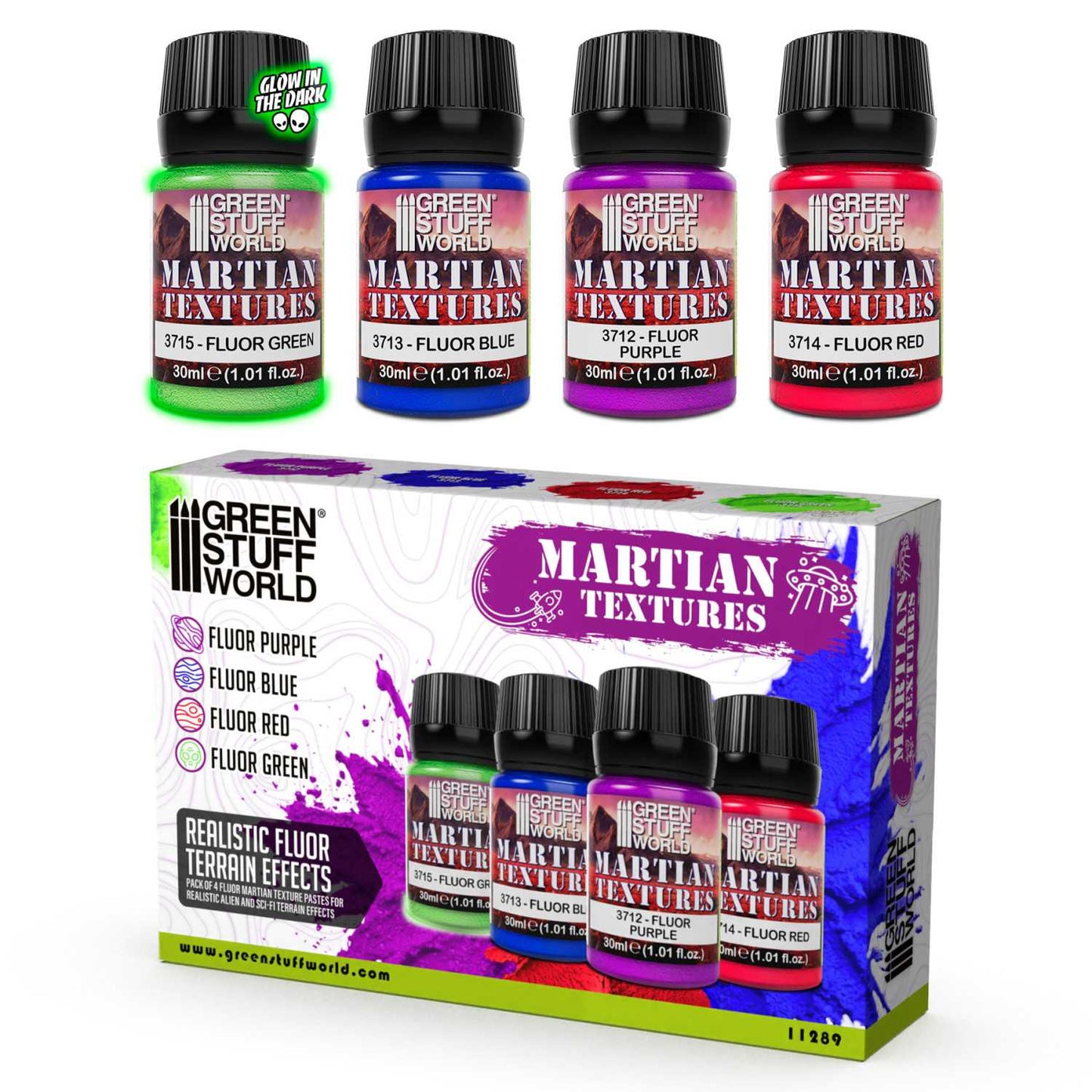 Set Pastas Texturizadoras Marcianas 30ml