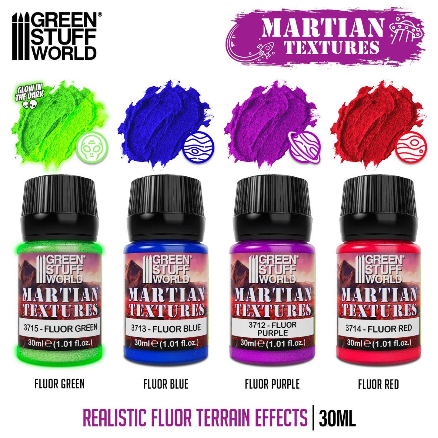 Set Pastas Texturizadoras Marcianas 30ml