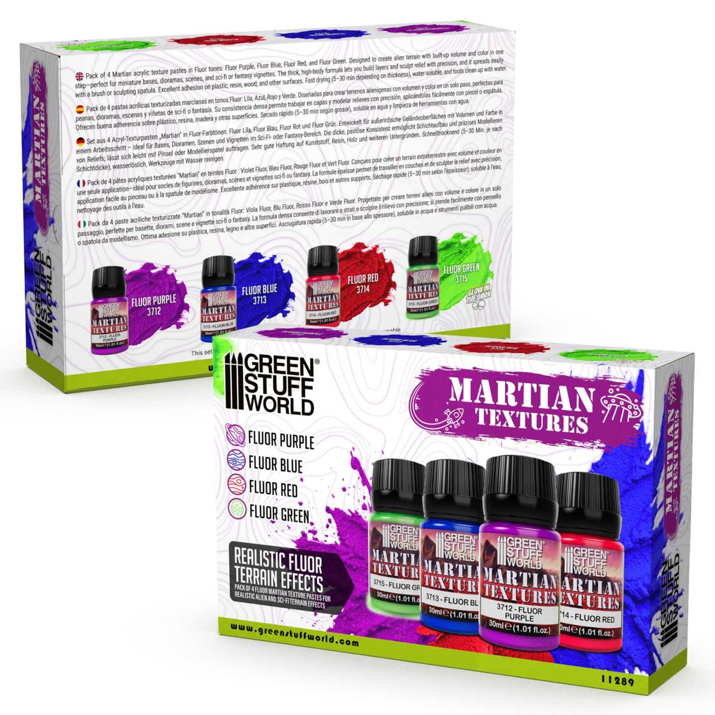 Set Pastas Texturizadoras Marcianas 30ml