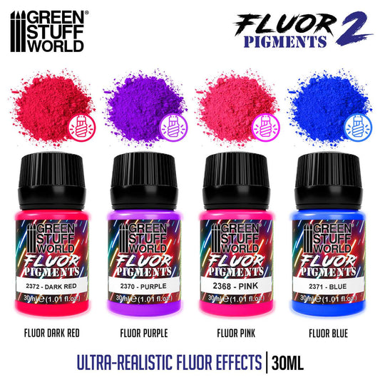 Set pigmentos Fluor 30ml - número 2