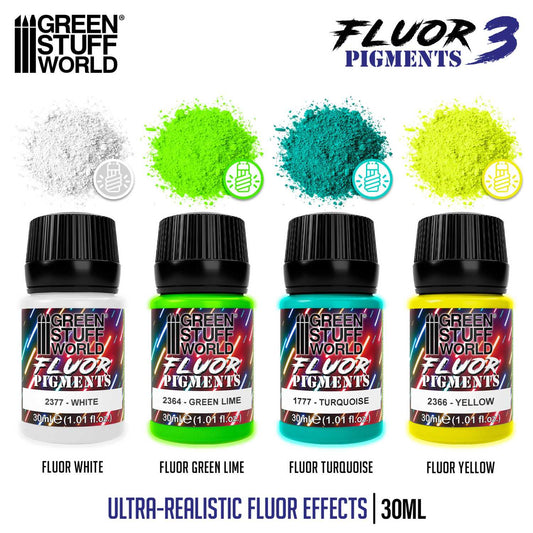 Set pigmentos Fluor 30ml - número 3