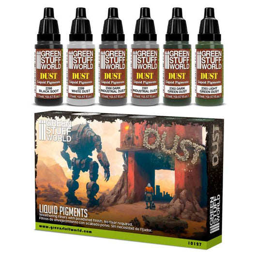 Set Pigmentos Liquidos - Polvo