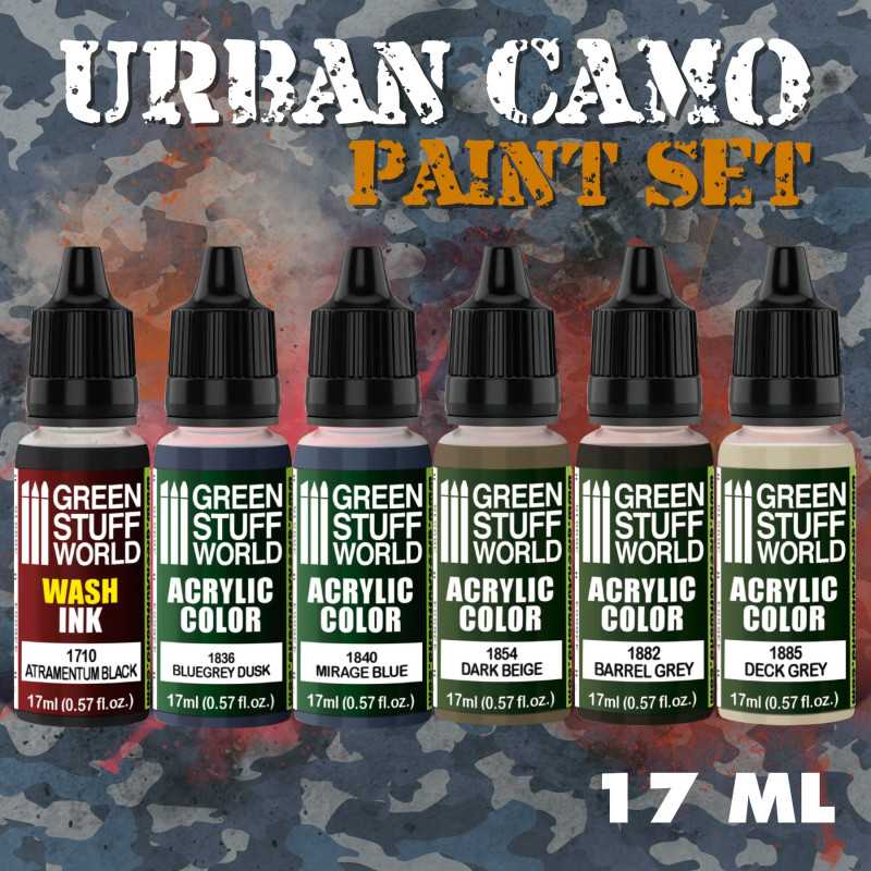 Set Pintura - Camuflaje Urbano