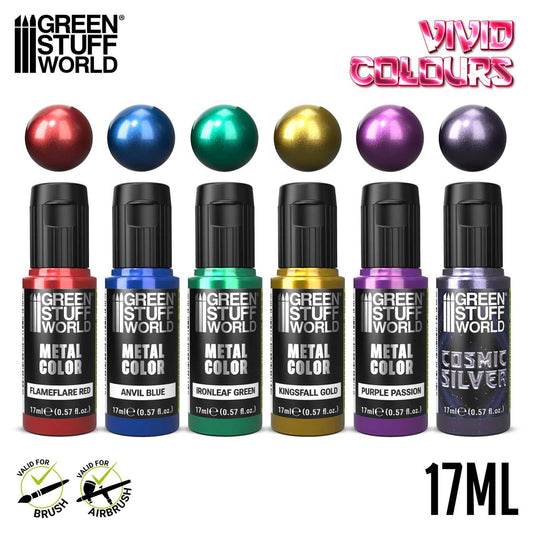 Set Pinturas Metálicas - Vivid colors