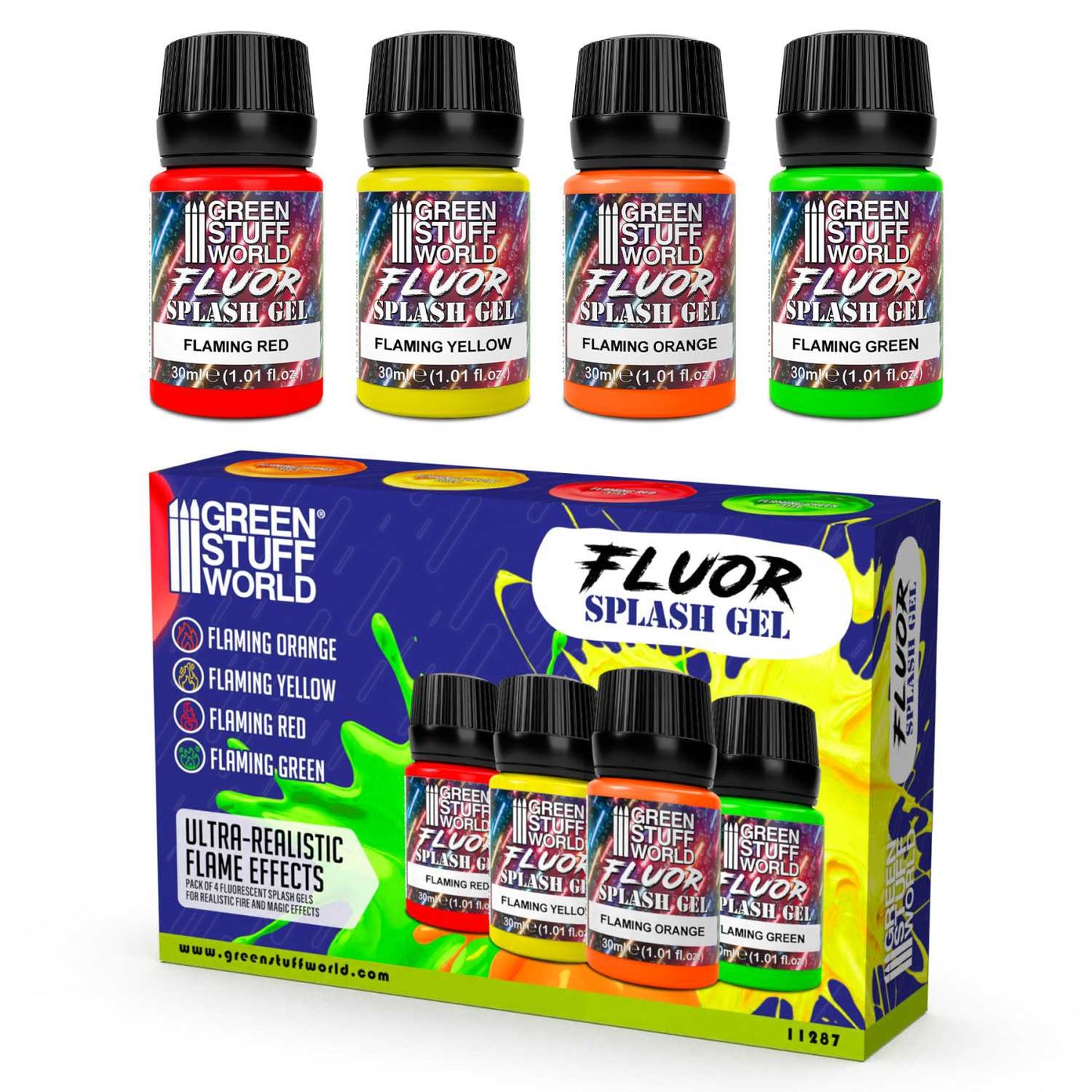 Set Splash Gel Flamigero 30ml