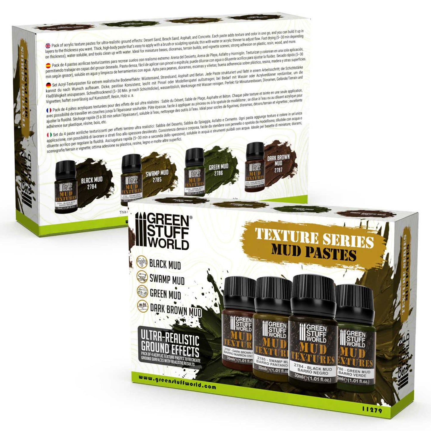 Set texturas de Barro 30ml