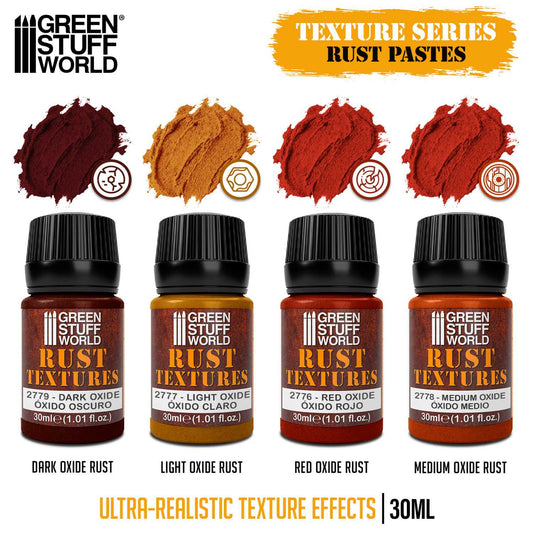 Set texturas de oxido 30ml