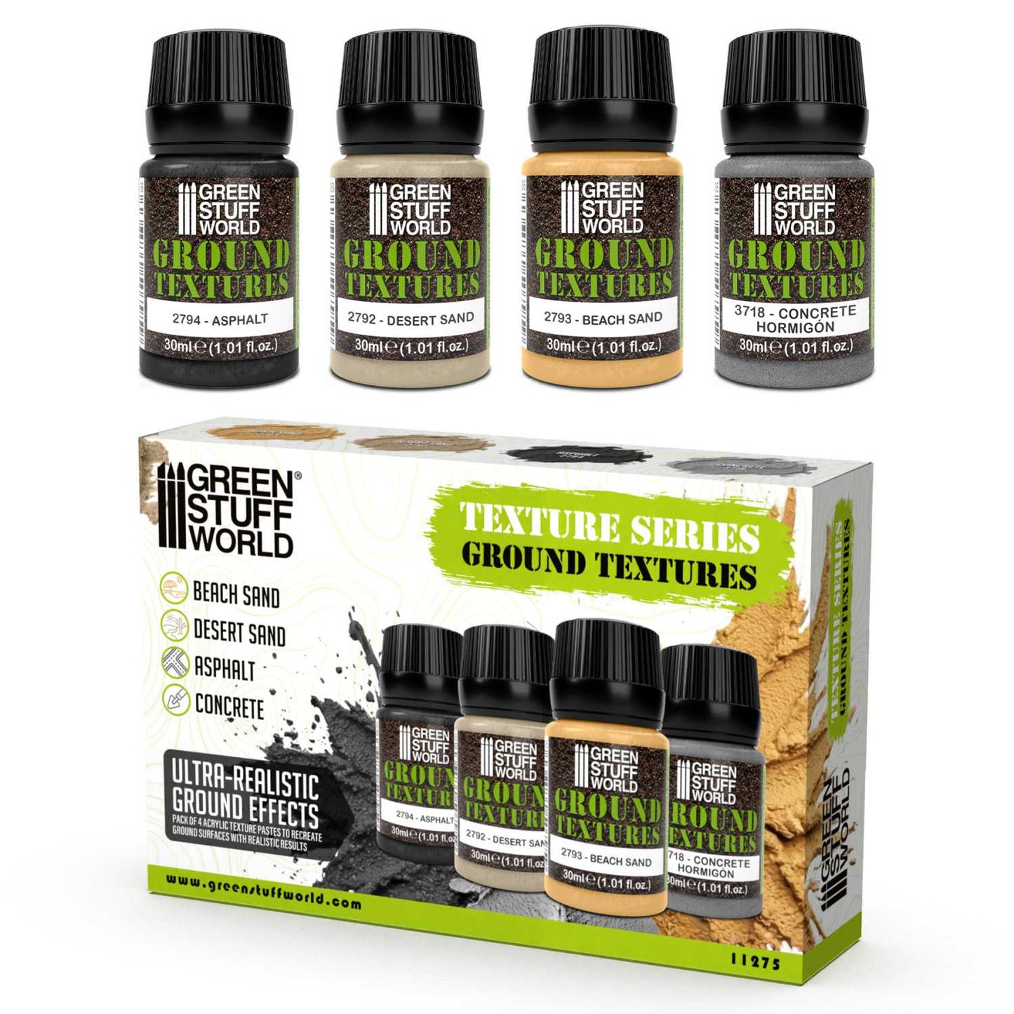 Set texturas de Suelo 30ml