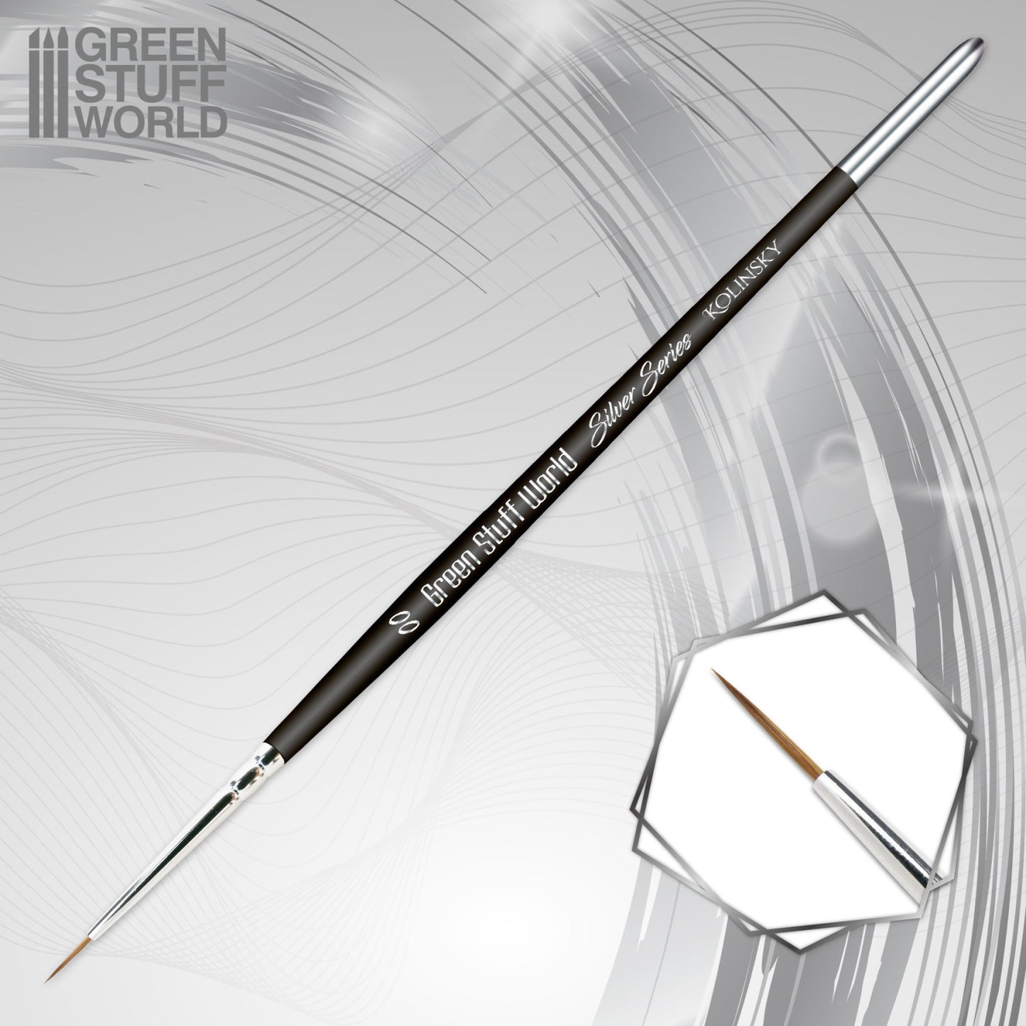 SILVER SERIES Pincel Kolinsky - 00