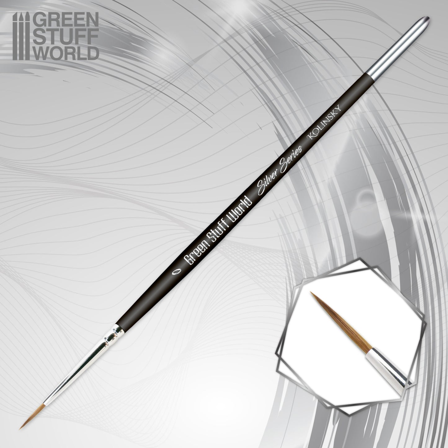 SILVER SERIES Pincel Kolinsky - 0