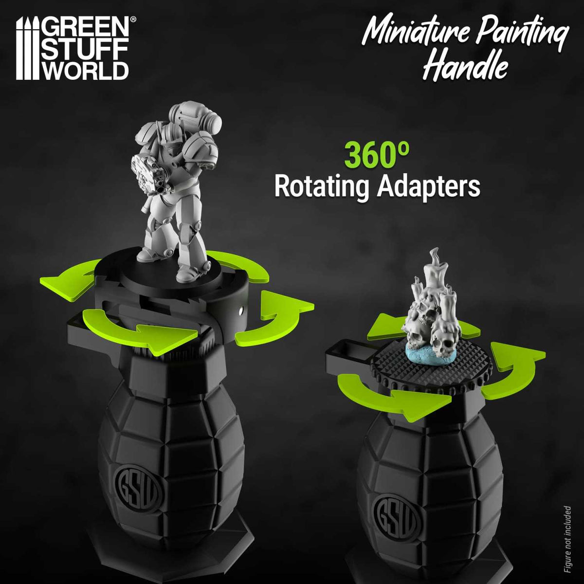 Soporte para pintar miniaturas