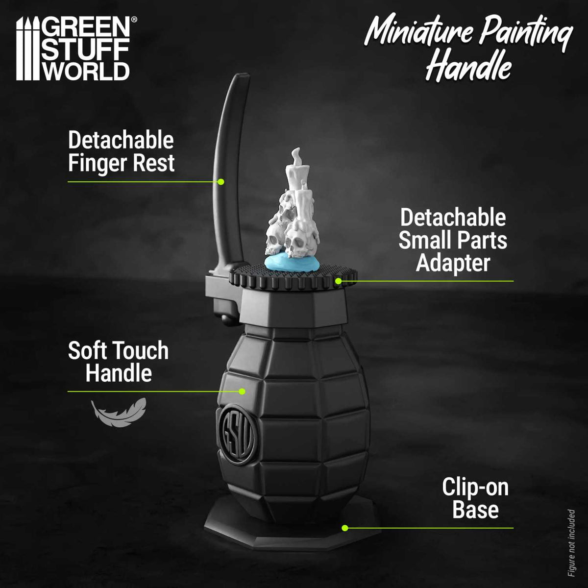 Soporte para pintar miniaturas