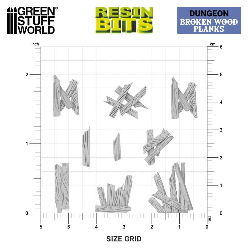 Tablones de madera rotos 1:48–1:35