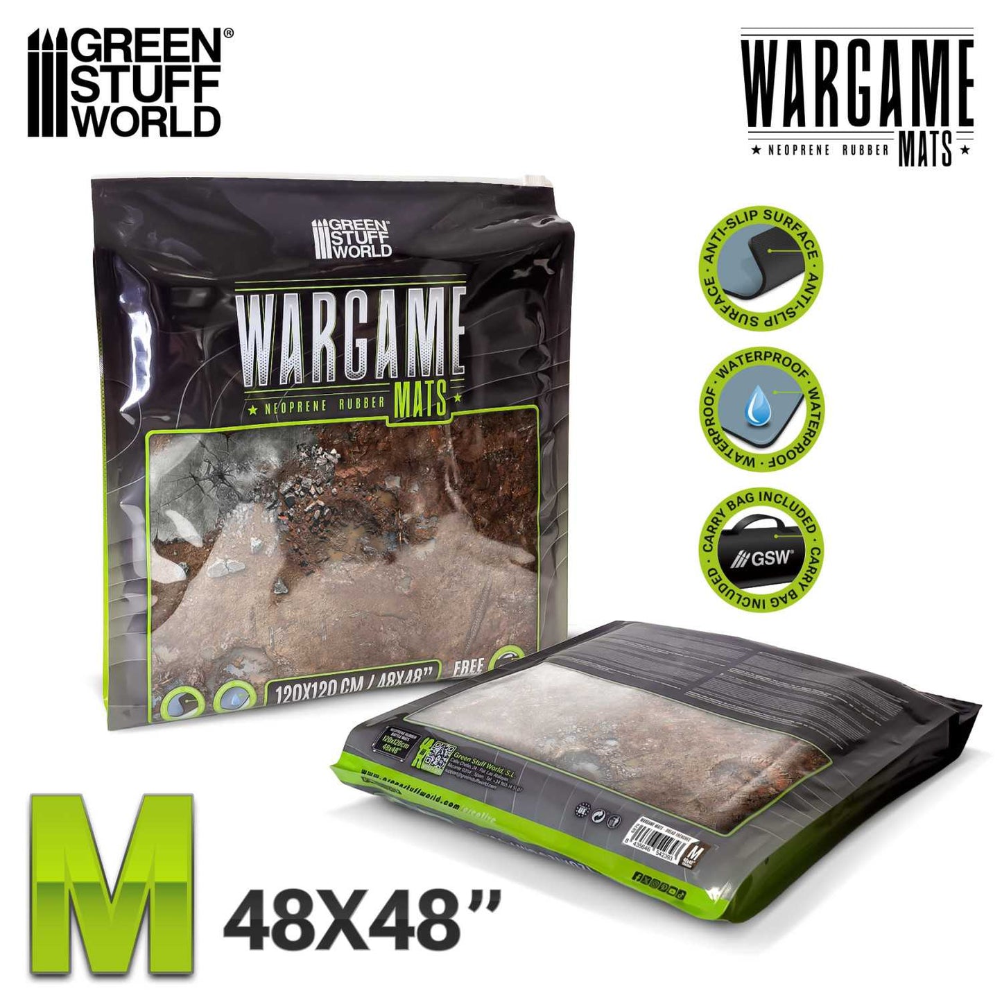 Tapete Neopreno 120x120cm Dread Trenches