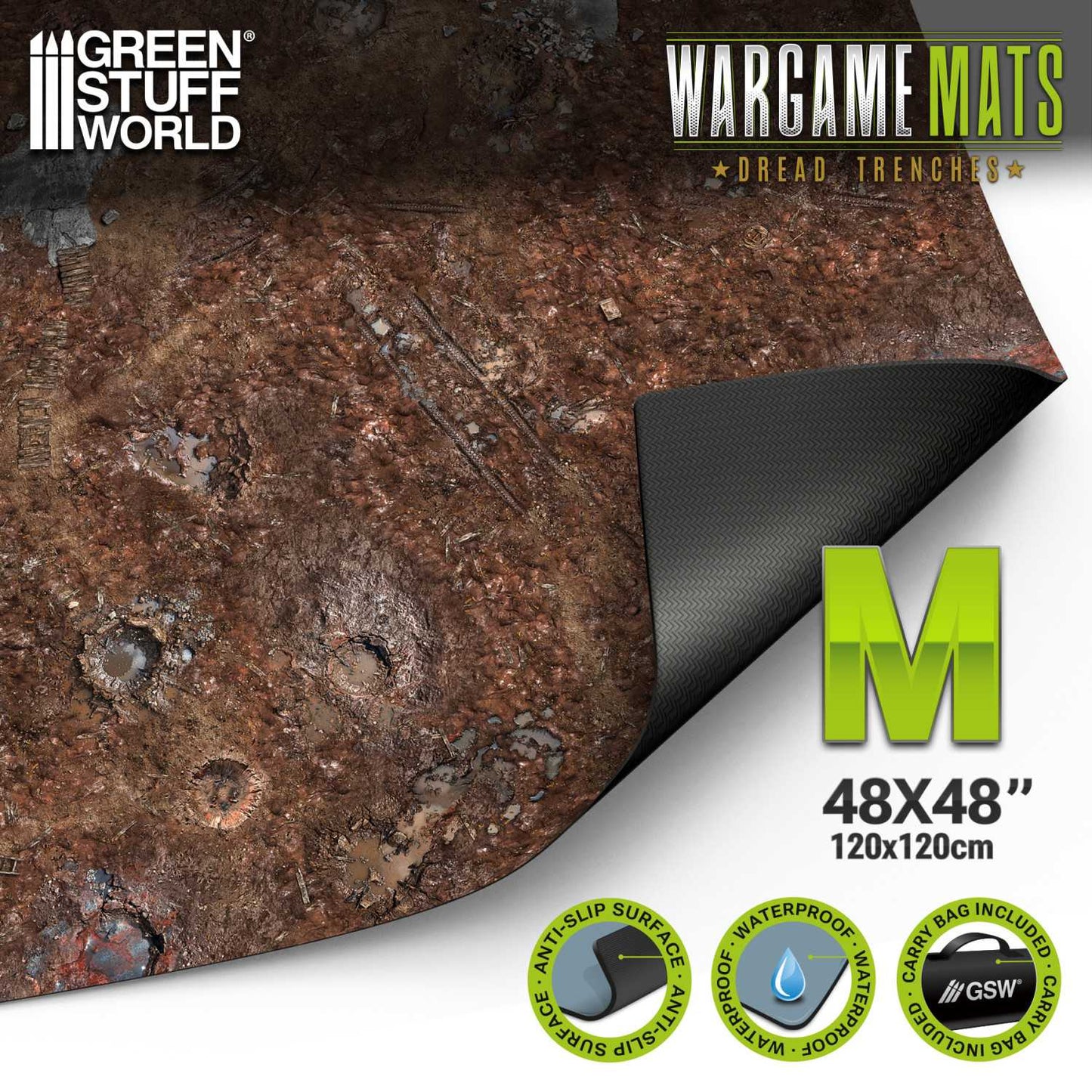 Tapete Neopreno 120x120cm Dread Trenches