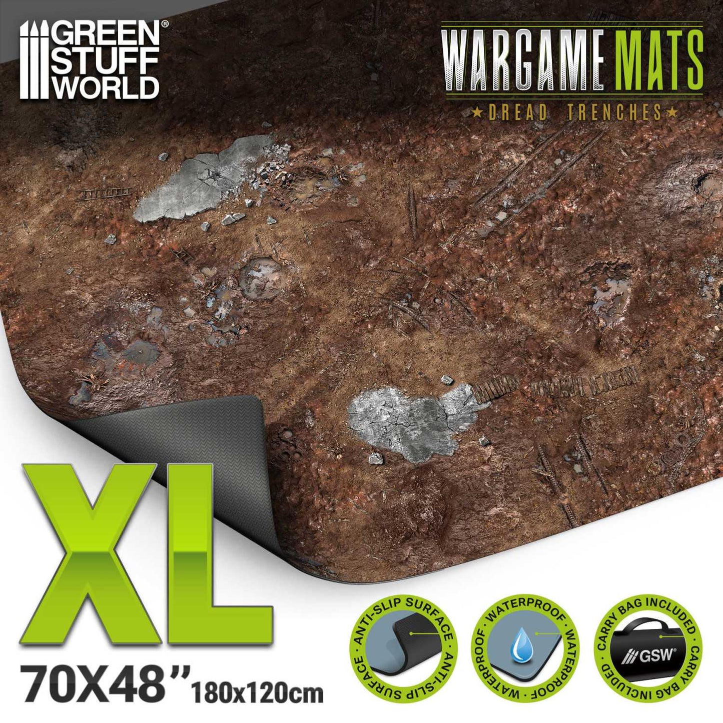 Tapete Neopreno 120x180cm Dread Trenches