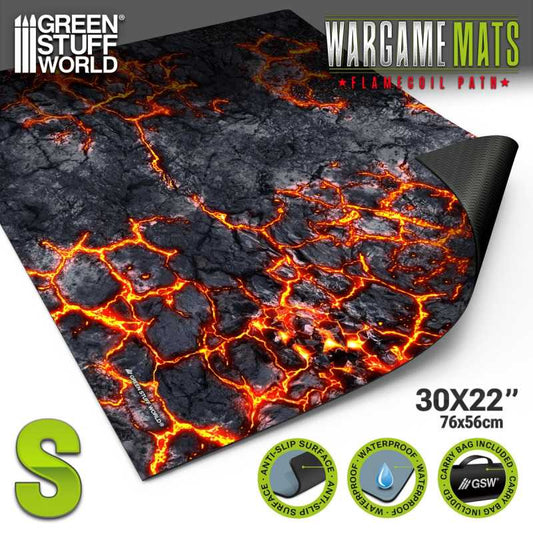 Tapete Neopreno 22x32" Flamecoil Path (56x76cm)