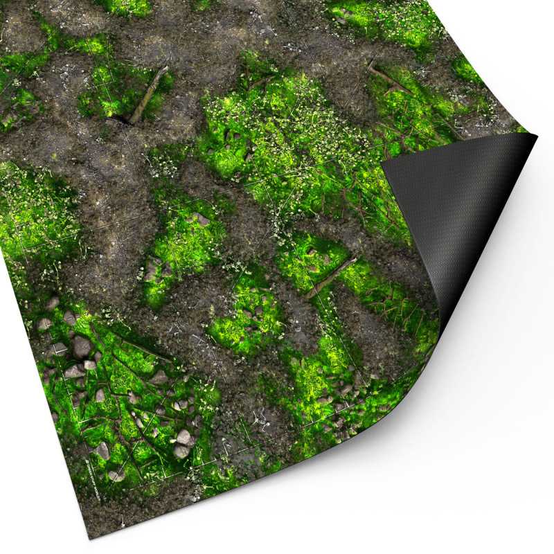 Tapete Neopreno 44x60" Boneblight Marsh con zonas de despliegue