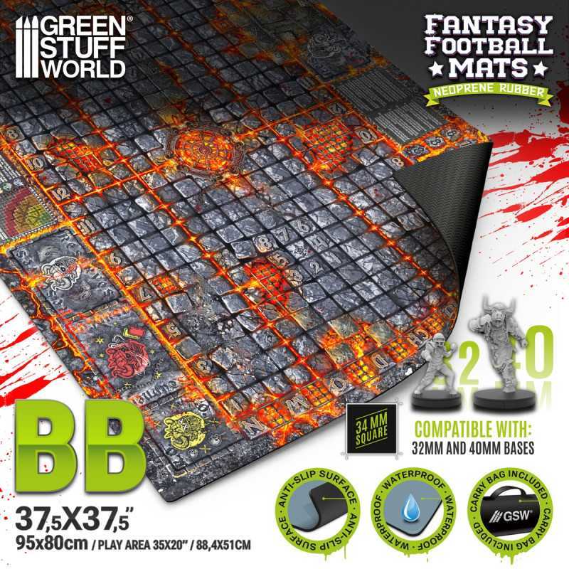 Tapete Neopreno Fantasy Football - Hellcore Pitch