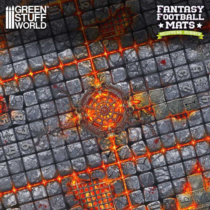 Tapete Neopreno Fantasy Football - Hellcore Pitch