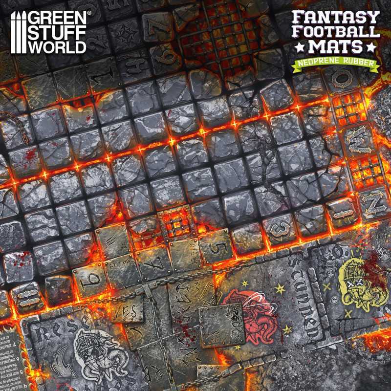 Tapete Neopreno Fantasy Football - Hellcore Pitch