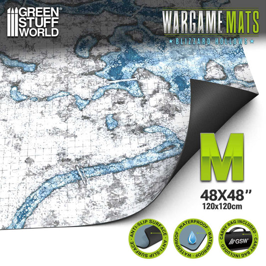 Tapete Neopreno Mazmorra con Cuadricula - Blizzard Hollows 120x120cm