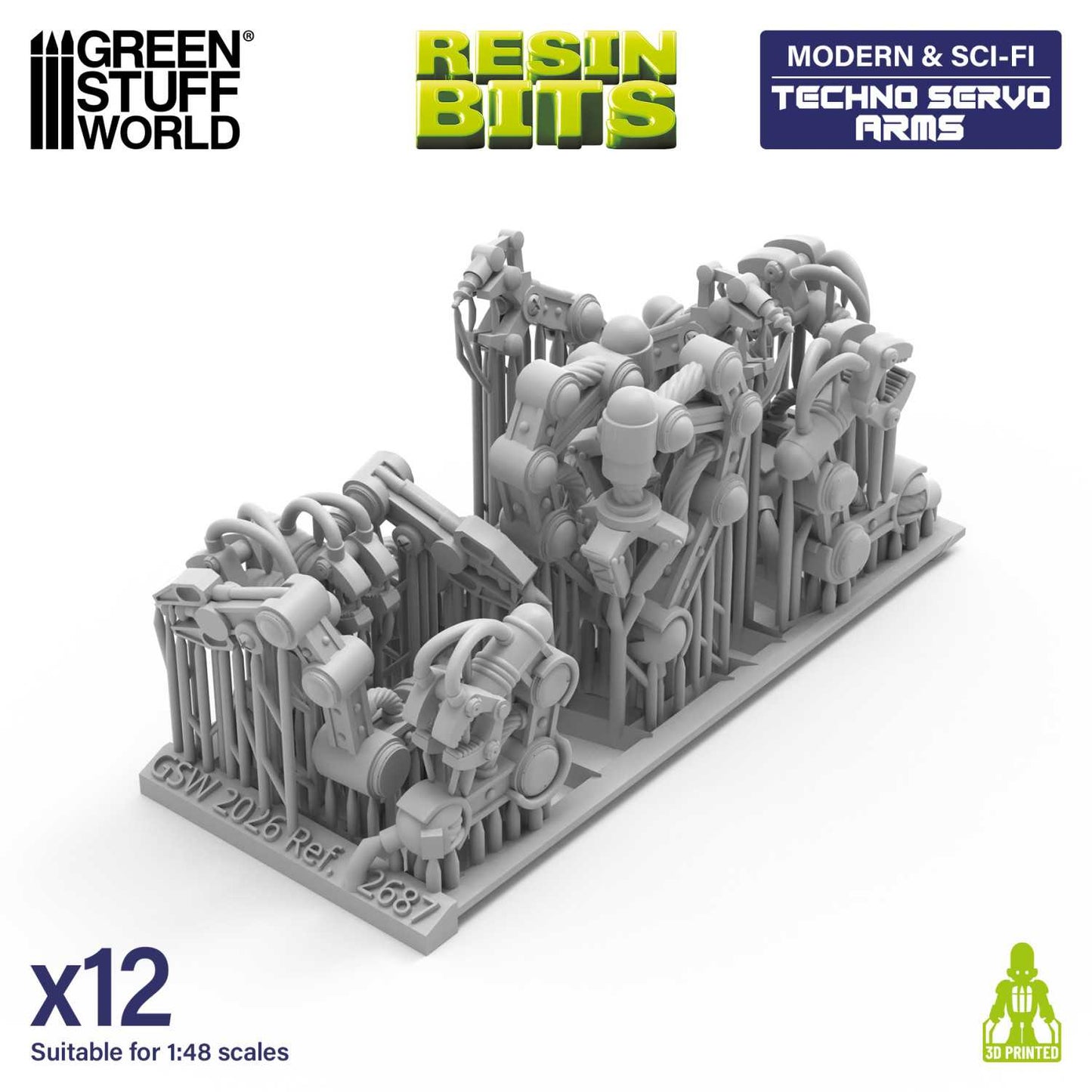 Tecno-brazos mecánicos 1:48