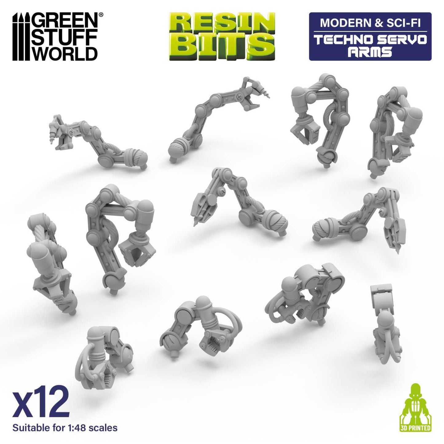 Tecno-brazos mecánicos 1:48