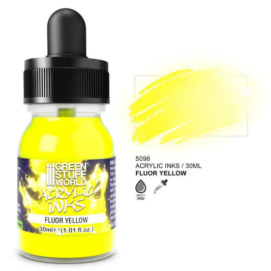 Tinta Acrílica Fluor - Amarillo