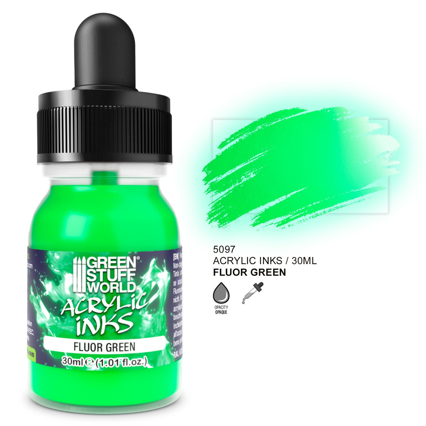 Tinta Acrílica Fluor - Verde