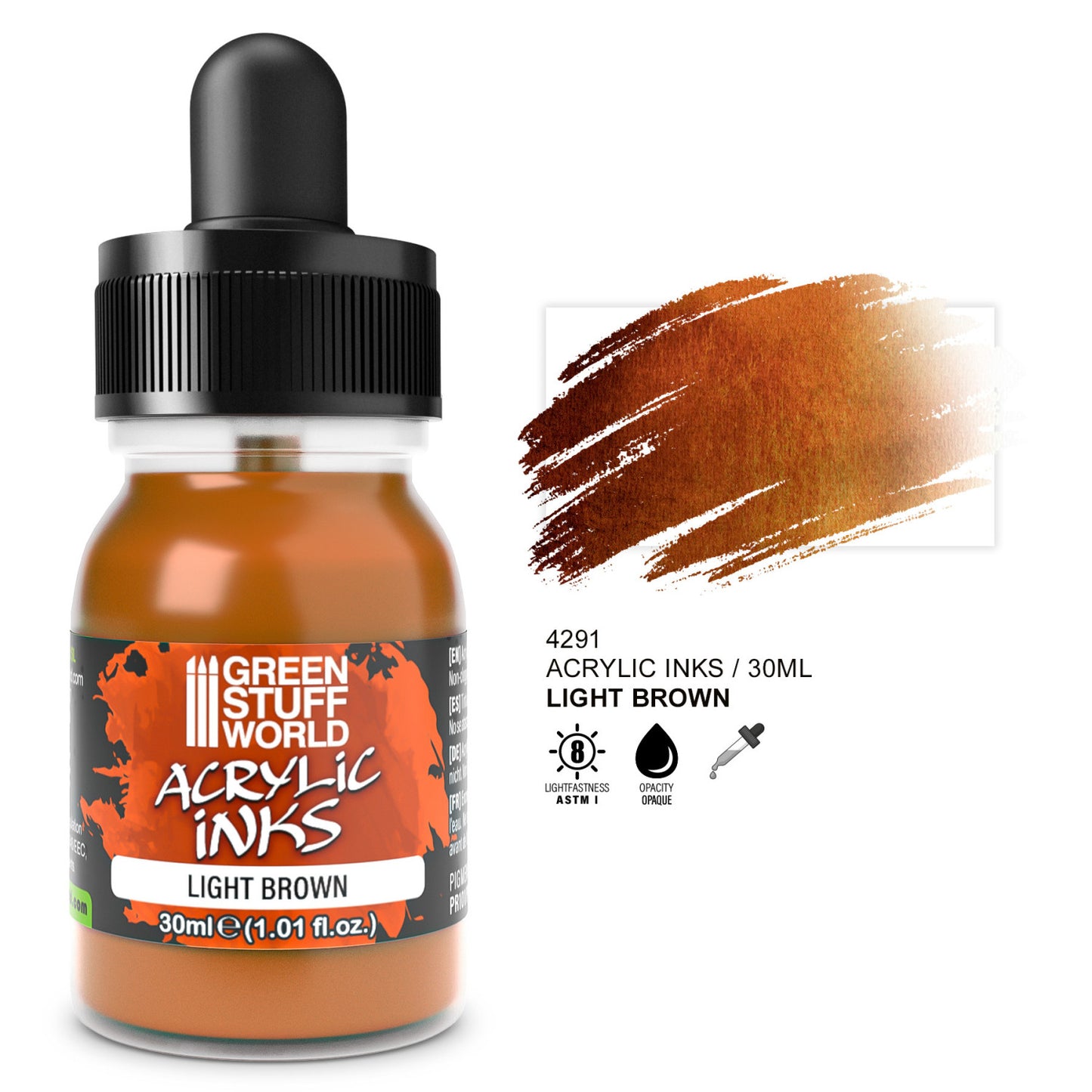 Tinta Acrilica Opaca - Marron claro
