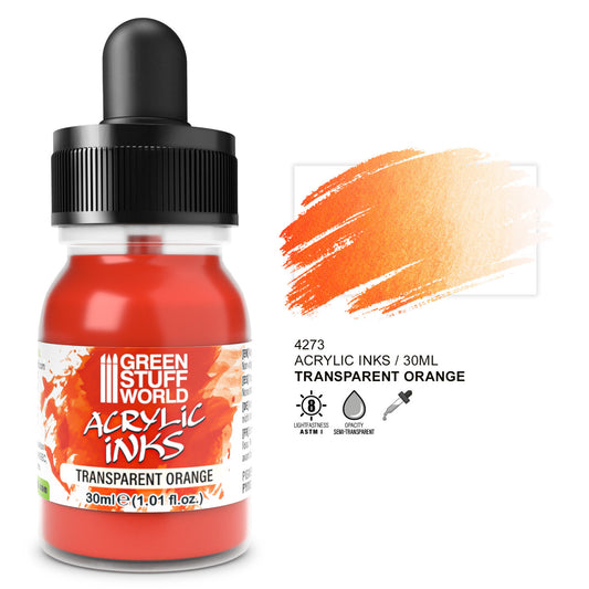 Tinta Acrílica Transparente - Naranja